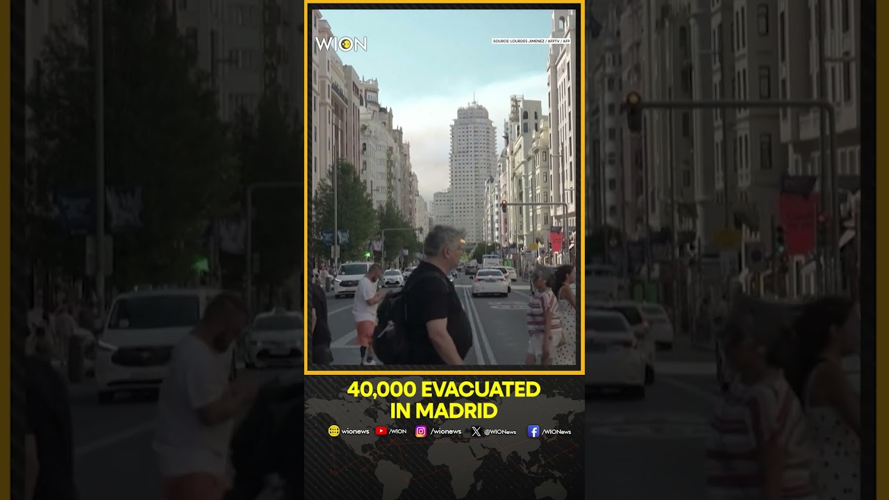 Madrid Wildfire: Madrid Faces Worst Wildfire Ever As 40,000 Evacuated | WION Shorts