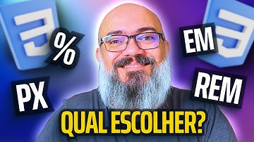 Unidades de Medida CSS SEM MISTÉRIOS. Quando Usar %, em, rem e px para Layouts Perfeitos!
