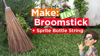 Flat Profile Coco Broomstick using Sprite Plastic Bottle String as binder