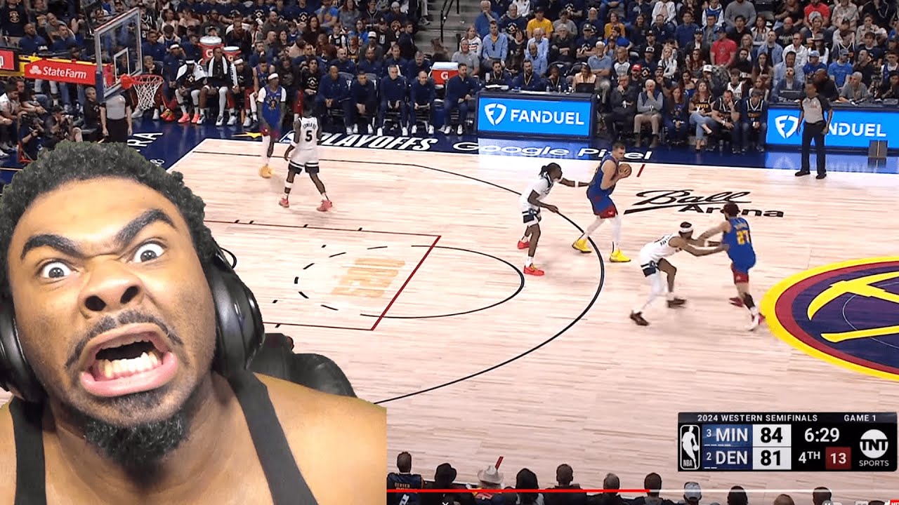 Nuggets Fan Reacts to #3 TIMBERWOLVES at #2 NUGGETS | FULL GAME 1 ...