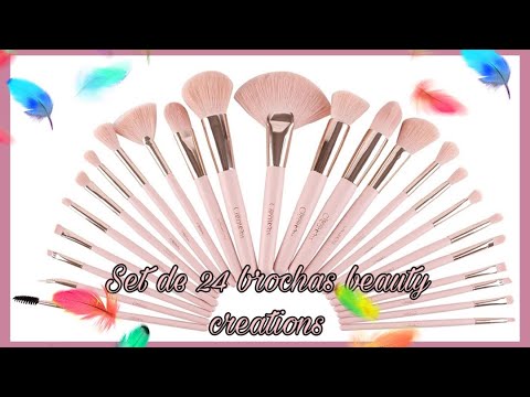 Brochas Beauty Creations /set de 24 brochas / Reseña . - YouTube