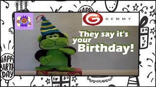 2007 Gemmy Movin' Monkey They say It's Your Birthday Mogambo monkey  Plush toy screenshot 5