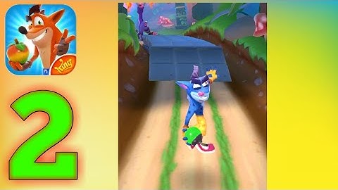 Crash Bandicoot On the Run - Gameplay Walkthrough Part 2 - Wumpa Island/Nitro Scorporilla Defeated