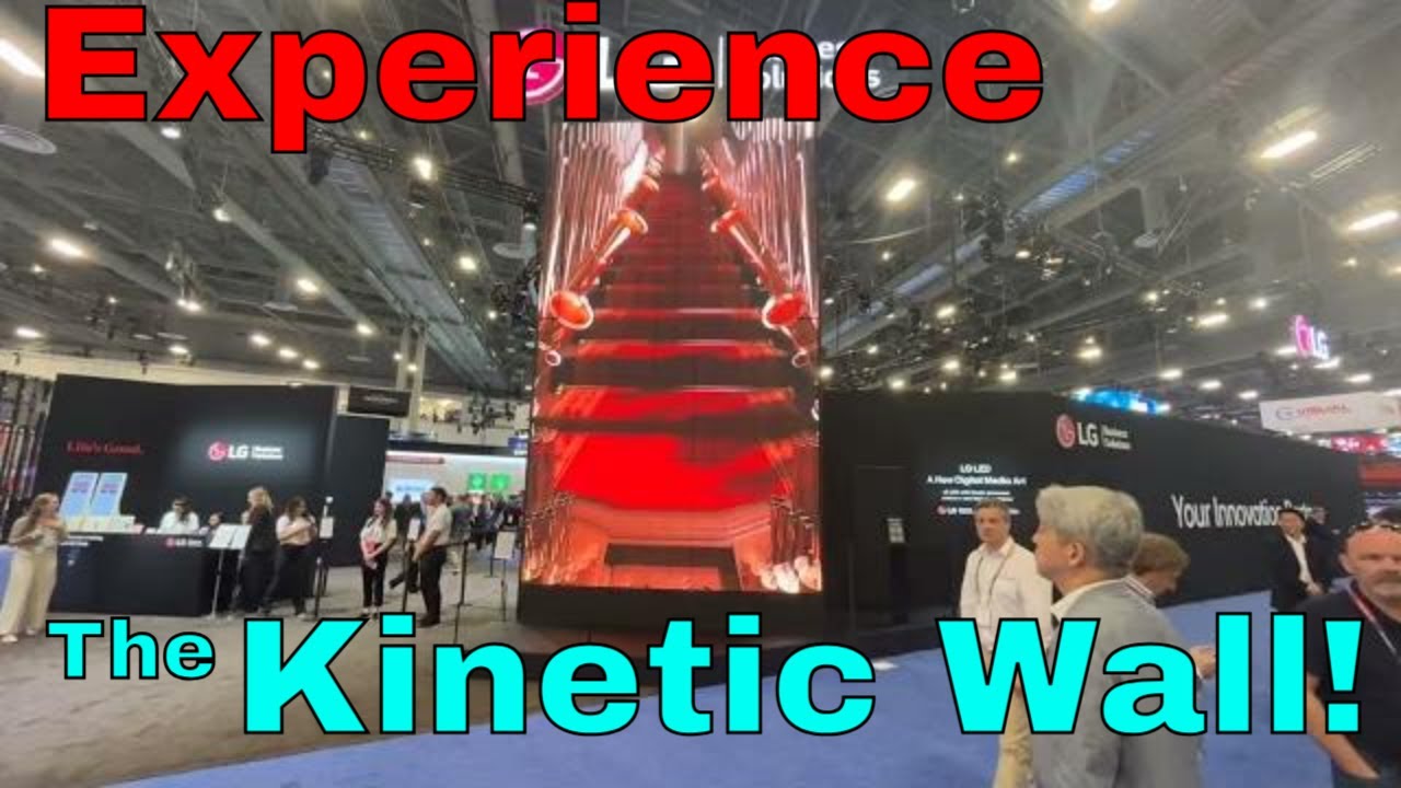 Experience the LG LED with Kinetic movements! as seen at InfoComm 24 ...