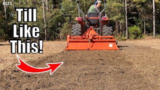 how to use a tiller with a compact tractor