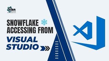 Snowflake  Accessing From Visual Studio