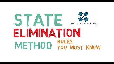 State Elimination Method Rules | Theory Of Automata in Urdu/Hindi