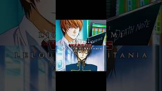 Light Yagami vs Lelouch vi Brittania ( writing wise ) | Death Note vs Code Geass | #lightyagami