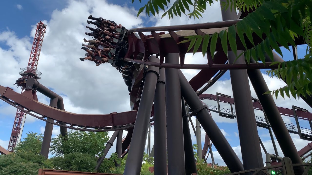 Nemesis Inferno Summer 2019 Thorpe Park Resort 4k Youtube 