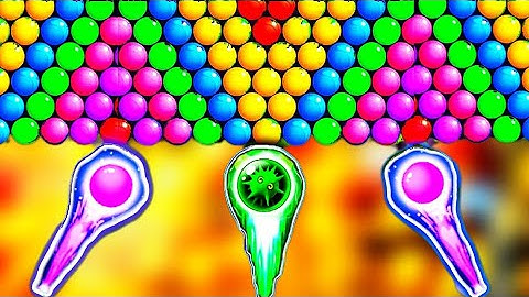BUBBLE SHOOTER NEW GAMEPLAY LEVEL #106-107😳 / BUBBLE SHOOTER ANDROID Gameplay #124