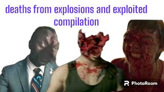 deaths from explosions and exploited compilation.#Gore 3