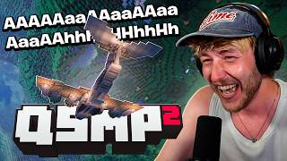 Met HEEL DE QSMP in een Vliegtuig! - QSMP 2 #32