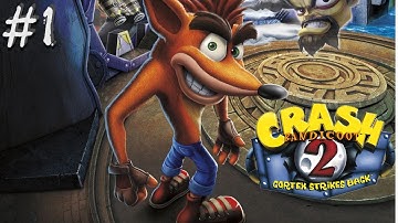 CRASH BANDICOOT 2 CORTEX STRIKES BACK | WALKTHROUGH | WARP ROOM 1 | PART-1 | PC GAMEPLAY [1080HP]