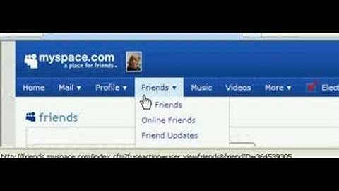 How to look at hidden friends and comments on myspace