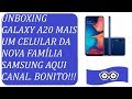 UNBOXING E PRIMEIRAS IMPRESSÕES - GALAXY A20