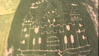 2015 Maddock Corn Maze Aerial View