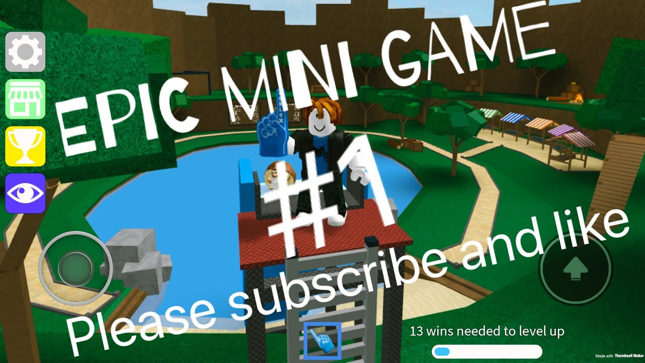 Epic mini game/Roblox YouTube