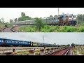 TRAIN ON RAIL BRIDGE INDIA : Pooja Superfast Express Hauled by TKD WDP4D