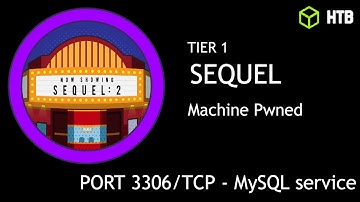 Sequel - Hack The Box Walkthrough & Machine solved - Starting Point - Tutorial - Tier 1