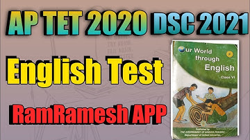 Ap Tet Online Tests 2020 || Ap Dsc English Class 2021 || Ap Tet Dsc Online Tests 2020-21