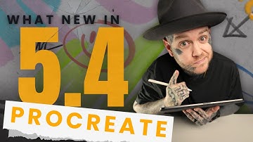 Procreate 5.4 UPDATE: 180 New Brushes, Brush Libraries & iCloud Sync