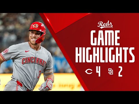 Reds Vs Padres Game Highlights 9 10 25 MLB Highlights