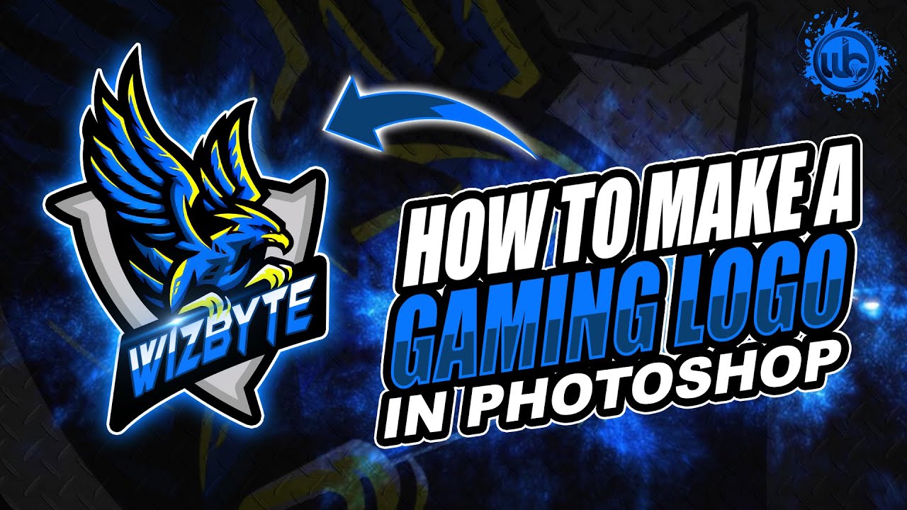 How to Make Gaming Logo | Photoshop Tutorial - YouTube