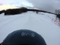 Wipeout crash on Snow tubing hill Double JJ Resort