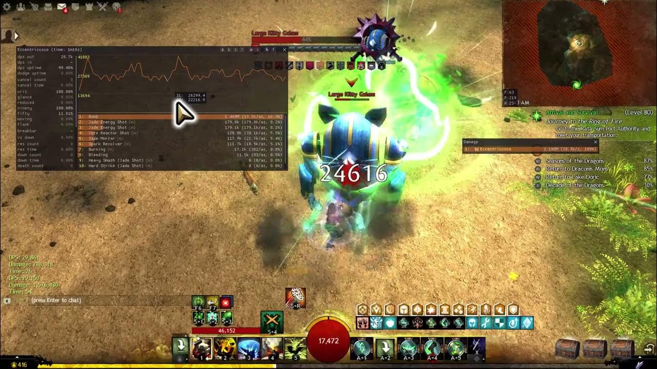 Guild Wars 2 Low Intensity Bomb Kit Mechanist 28k final (no peak) YouTube