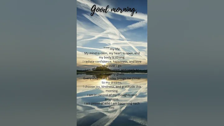 Powerful Morning Affirmations to Start Your Day with Positivity . @positiveaffirmation786