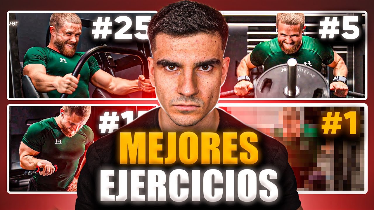 Los 25 MEJORES EJERCICIOS DE GYM (según la ciencia)