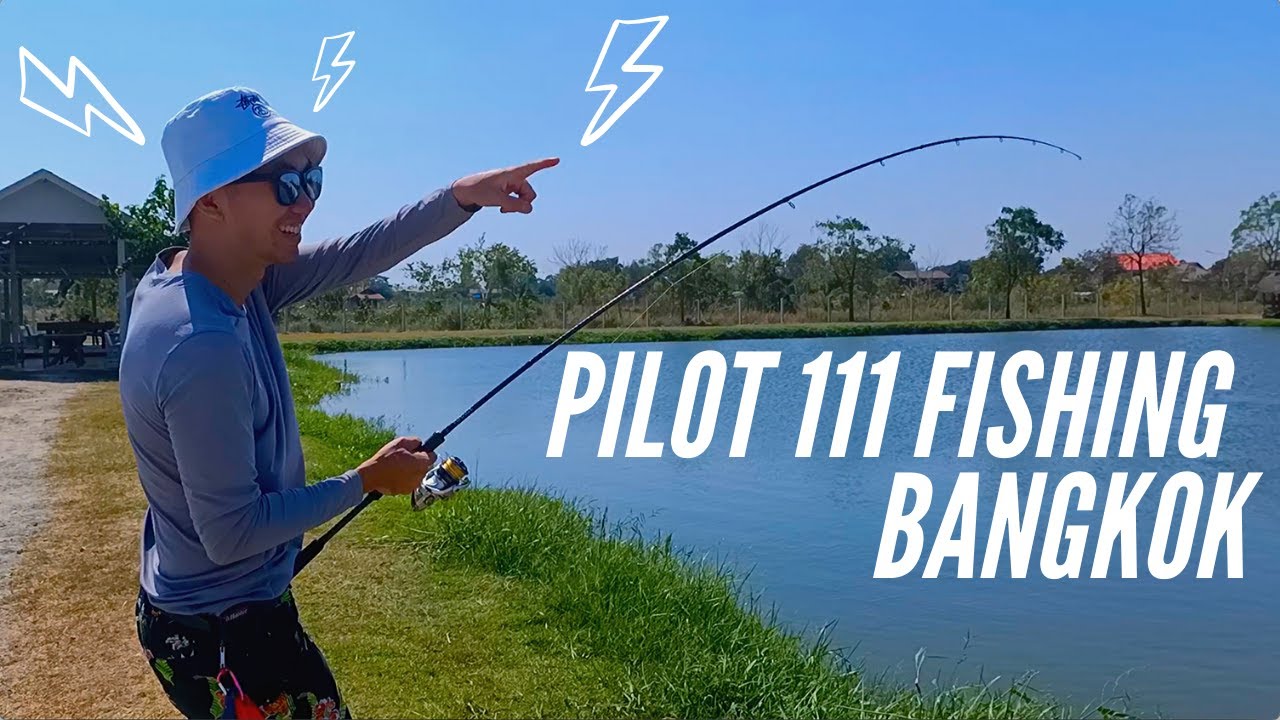 TOPWATER Giant Snakehead & Chao Phraya Catfish - PILOT 111 POND FISHING  BANGKOK 