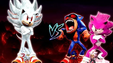 Hyper Shadic V2 OP VS Sonic exe V3 OP (all form) & Sonic Black V3 OP (all form) in Jump Force Mugen