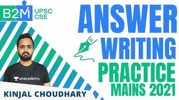 L2: Daily Answer Writing Practice | Conquering UPSC CSE Mains 2021 | Kinjal Choudhary