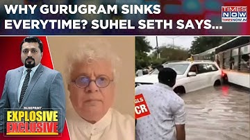 Gurugram Waterlogging & Traffic Nightmare: Why The City Sinks Everytime? Suhel Seth Says... | WATCH