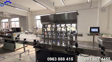 Máy chiết rót nước làm mát 6 vòi tự động can 5 lít đến 10 lít