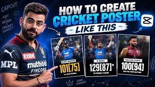 Make a Cricket Poster Like a Pro in CapCut 🏏 screenshot 5
