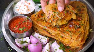 This Flaky & Soft Aloo Kanda Paratha Is As Good As the Classic One | Aloo Paratha Ki Recipe screenshot 2