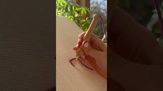 Learn how to punchneedle in :30 seconds