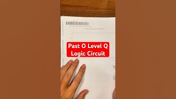 Past Year O Level Questions: how to draw logic circuit for an expression #computing #olevel #olevels