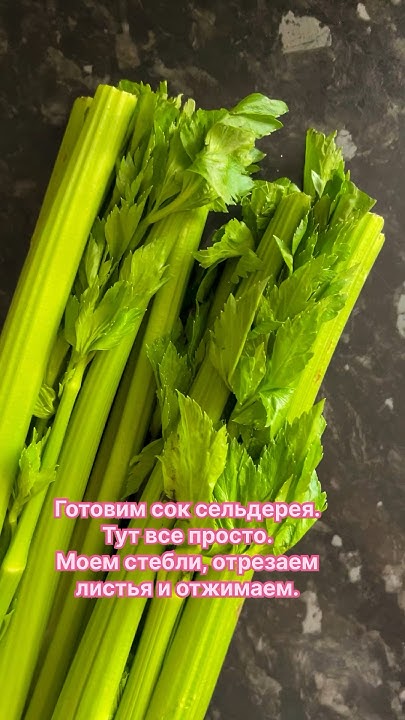 Сок сельдерея 🥬 #пп - YouTube