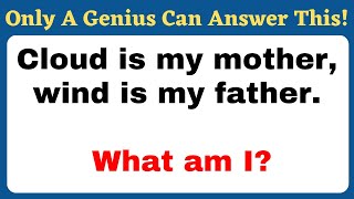 ONLY A GENIUS CAN ANSWER THESE 10 TRICKY RIDDLES | Riddles Quiz | Riddles With Answers #32