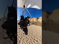 #SurferSwitches to Sky – Hang Gliding Right After a Wave! 🏄‍♀️➡️✈️ #AirAndOcean #hangglider #flying