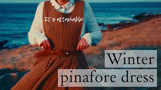 Making an attachable pinafore dress for winter!