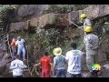 Sucuri de 5 metros é capturada em cachoeira