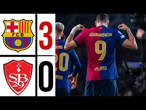 Brest vs Barcelona (3-0) champions league all Goals and Extended Highlights 2025 Brest vs Barcelona (3-0) champions league all Goals and Extended Highlights 2025 Thumbnail