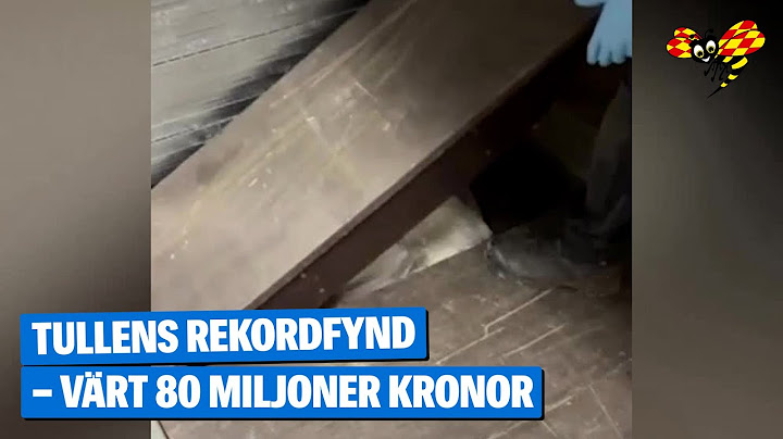 Tullverket hittar rekordfynd under hemlig lucka – värt 80 miljoner kronor