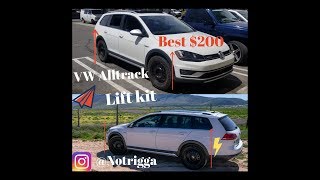 How to install VW Alltrack Leveling Kit
