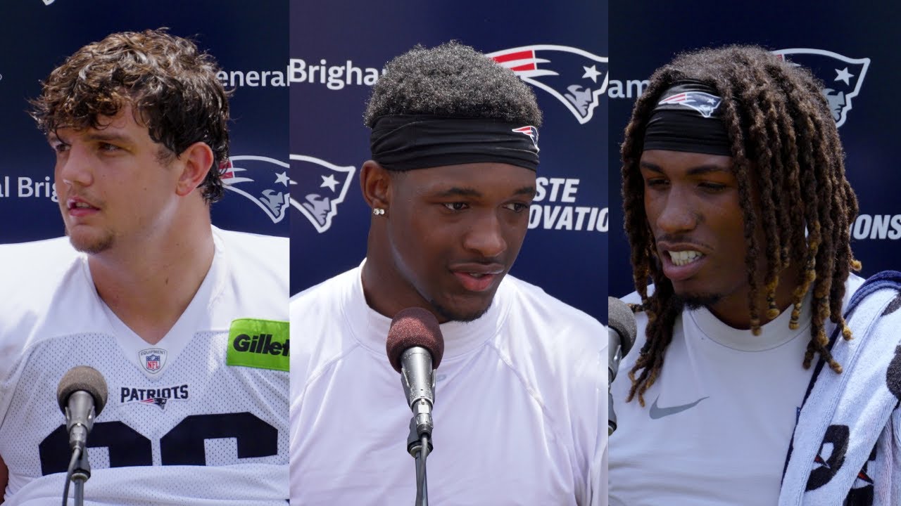 Will Campbell, Javon Baker, Alex Austin, & More Address the Media | Patriots Press Conference