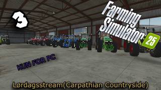Farming simulator 2025 livestream alle på pc kan være med. (Multiplayer) Episode 3